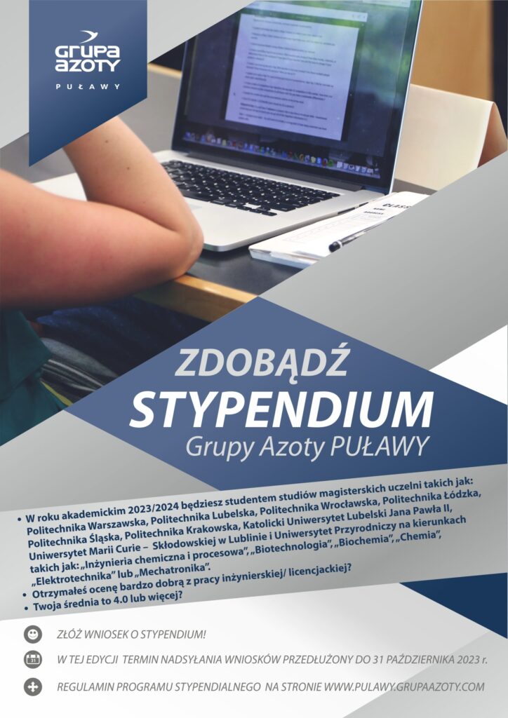 GRUPA AZOTY - Program stypendialny 2023/2024