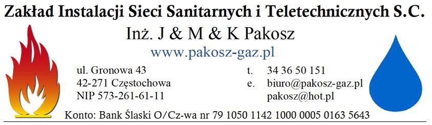 ZAKŁAD INSTALACJI SIECI SANITARNYCH I TELETECHNICZNYCH S.C.